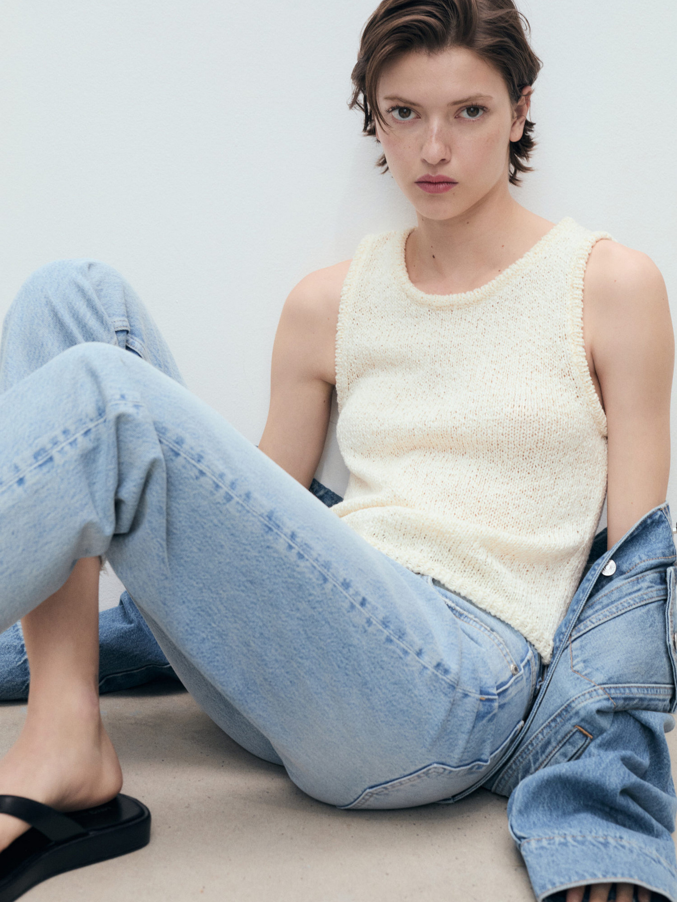 Прямі джинси MANGO модель 87056369_TM Фото