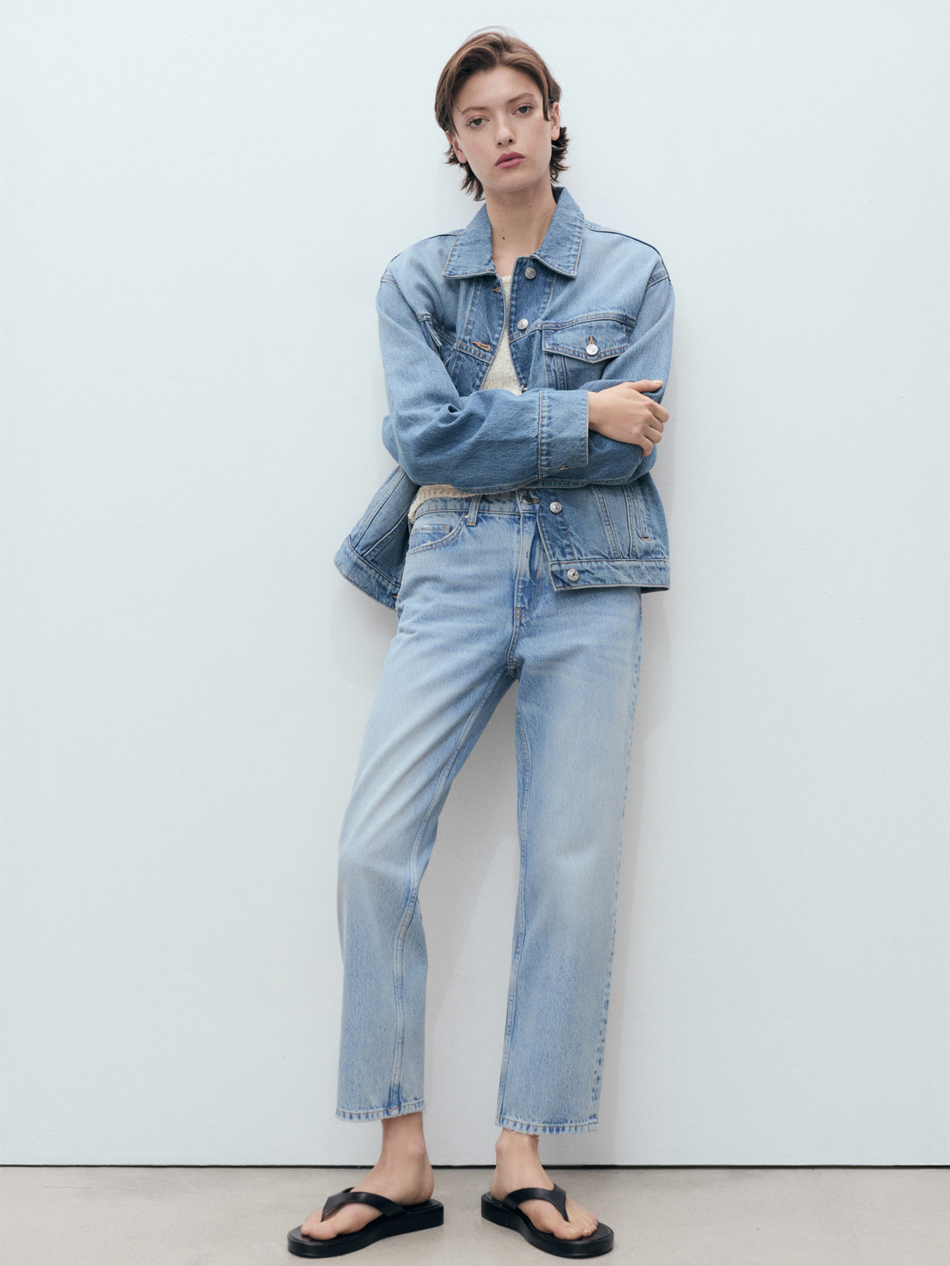 Прямі джинси MANGO модель 87056369_TM Фото