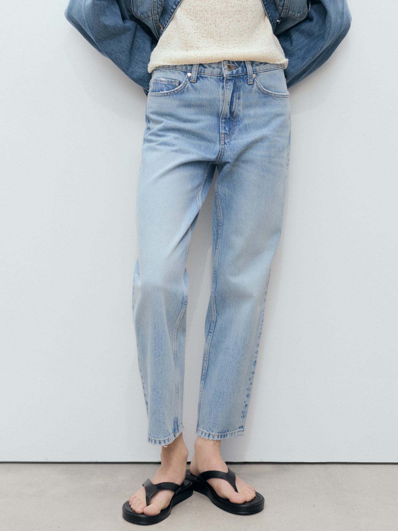 Прямі джинси MANGO модель 87056369_TM Фото