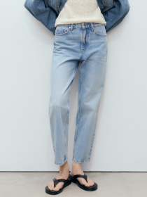 Прямые джинсы MANGO модель 87056369_TM Фото