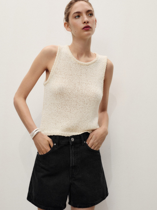 Шорты джинсовые MANGO модель 87090611_TN Фото