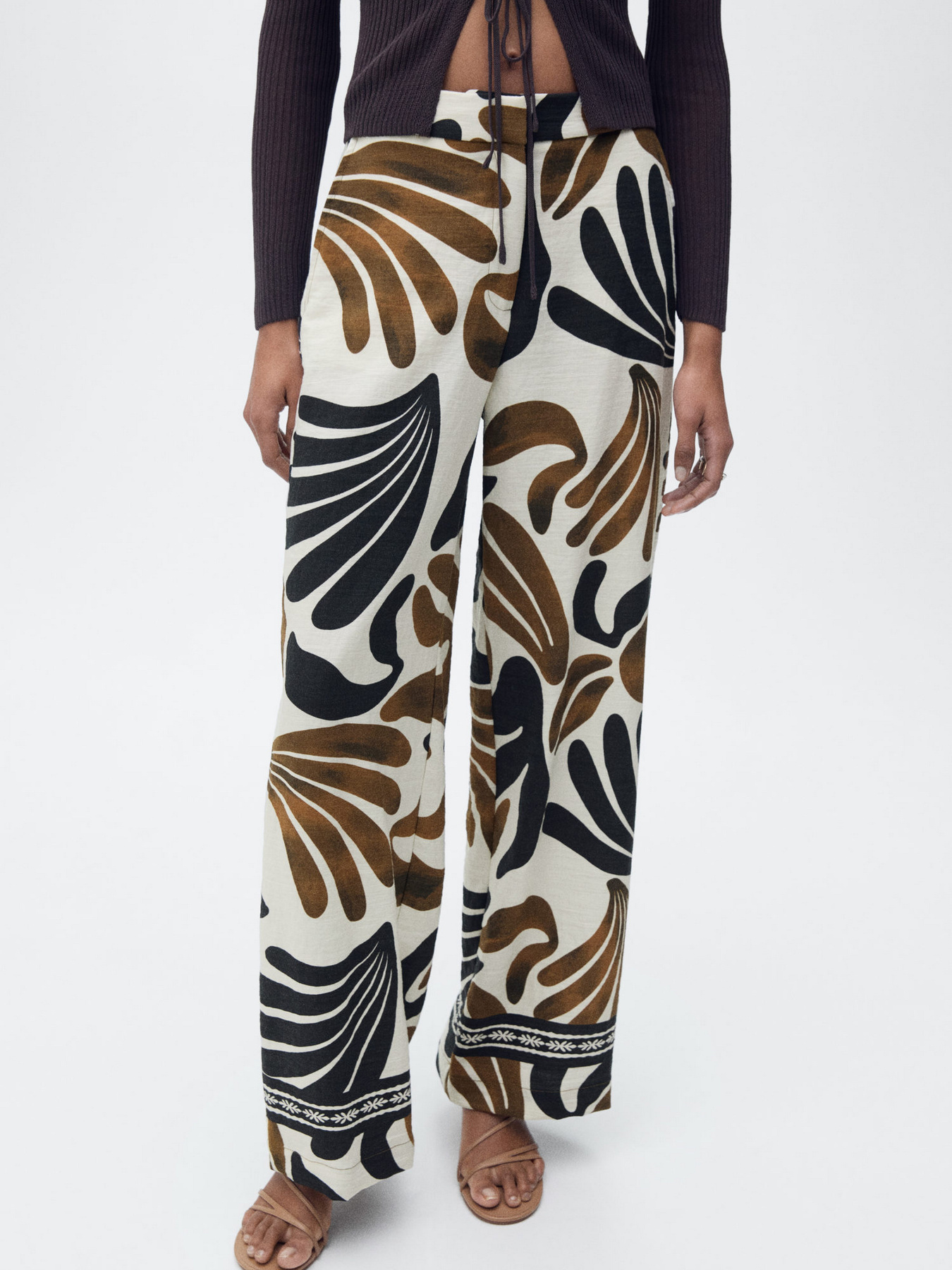 Штани палаццо MANGO модель 87027176_5 Фото