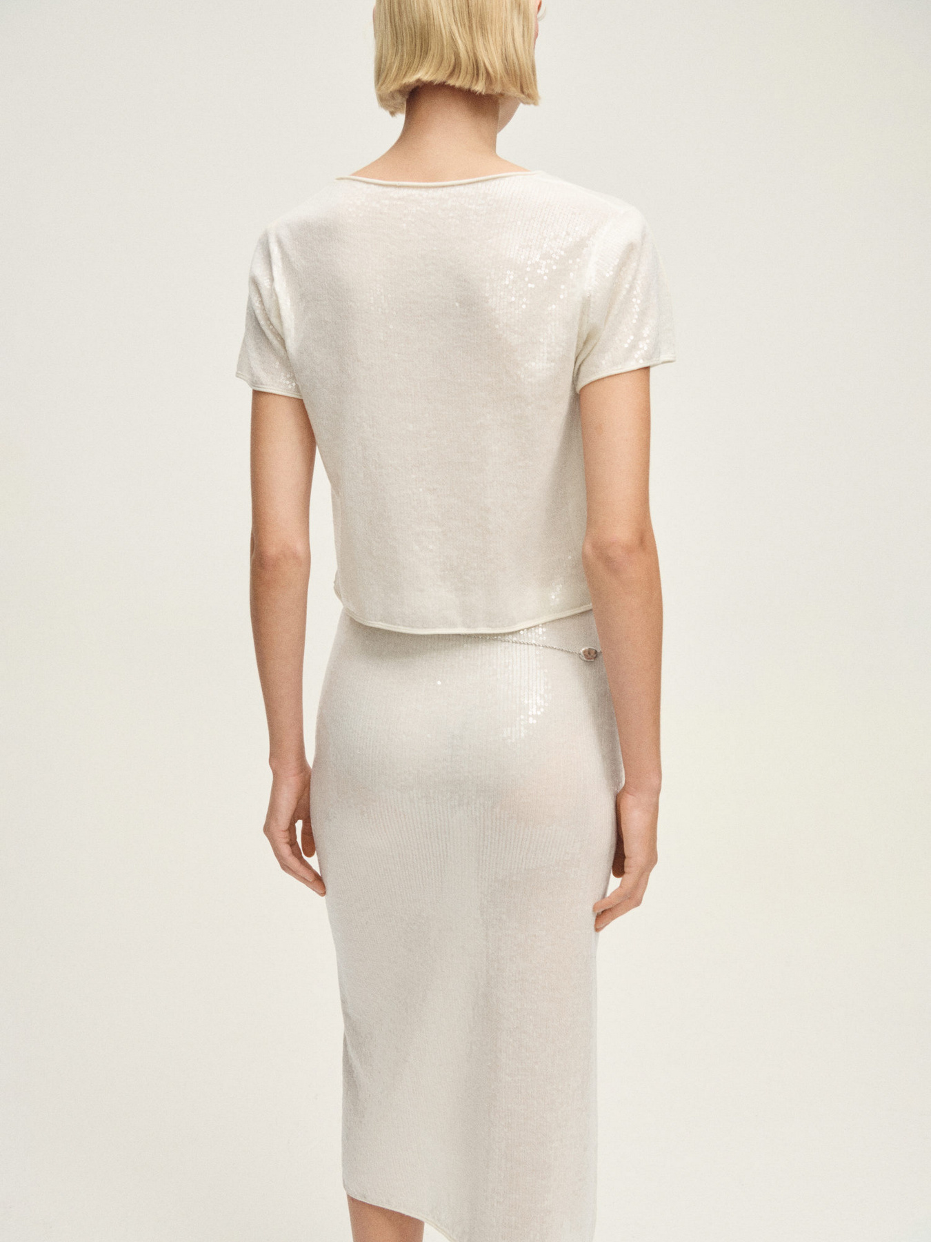 Спідниця міді MANGO модель 87057190_10 Фото