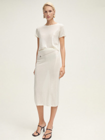 Спідниця міді MANGO модель 87057190_10 Фото