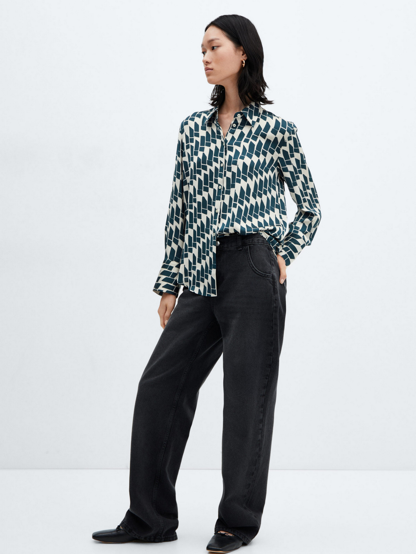 Рубашка MANGO Ideale модель 67010445_57 Фото