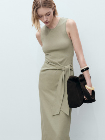 Платье миди MANGO модель 87077173_37 Фото