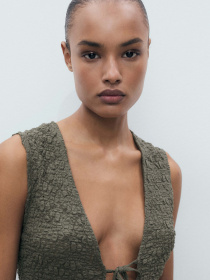 Топ MANGO модель 87037187_37 Фото