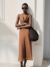 Сукня міді MANGO модель 87017198_30 Фото