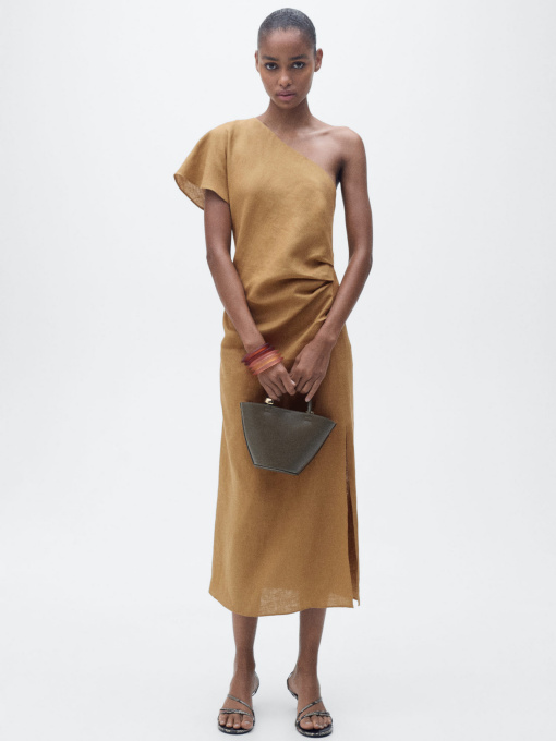 Платье миди MANGO модель 87027165_9 Фото