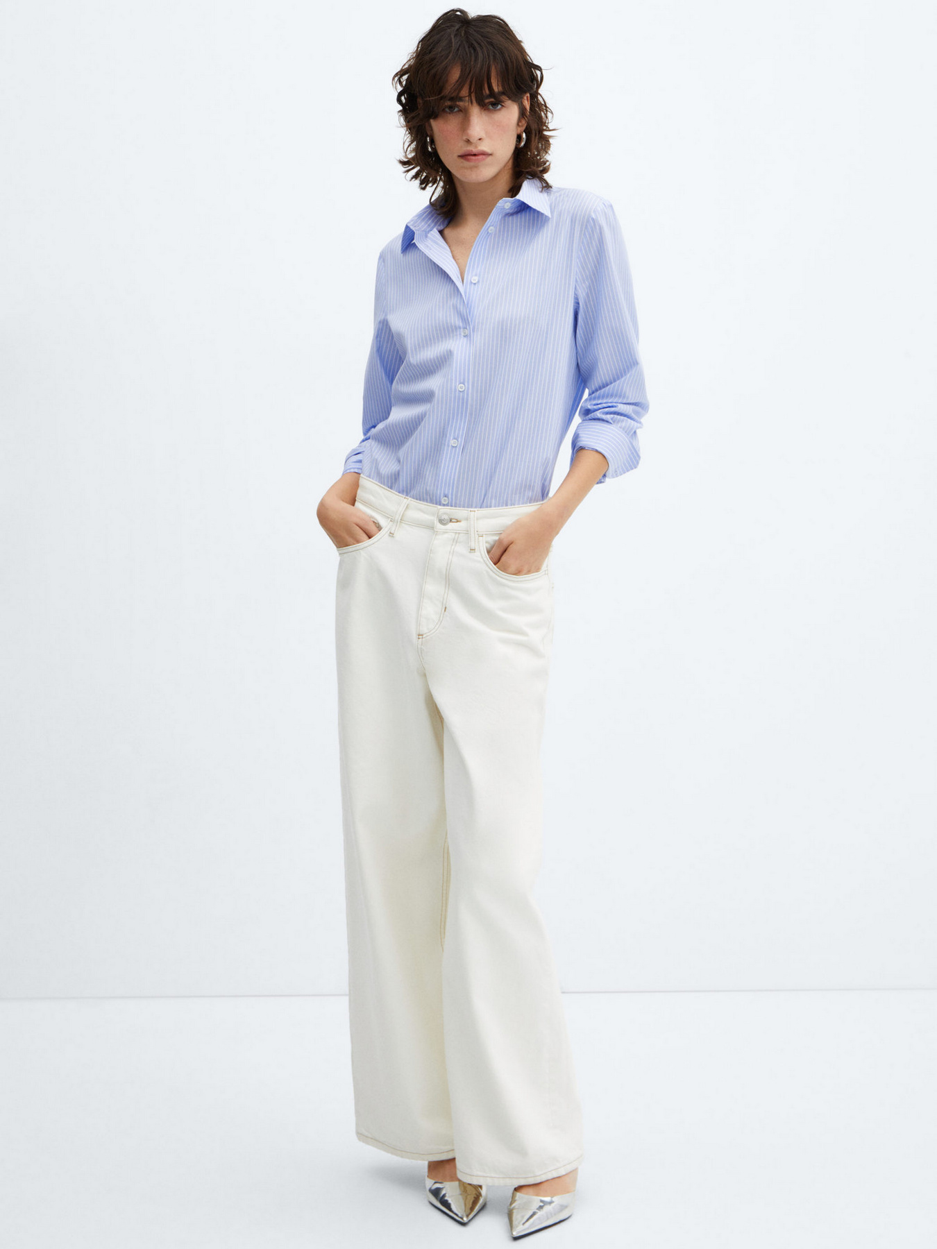 Рубашка MANGO Regu модель 67010447_50 Фото