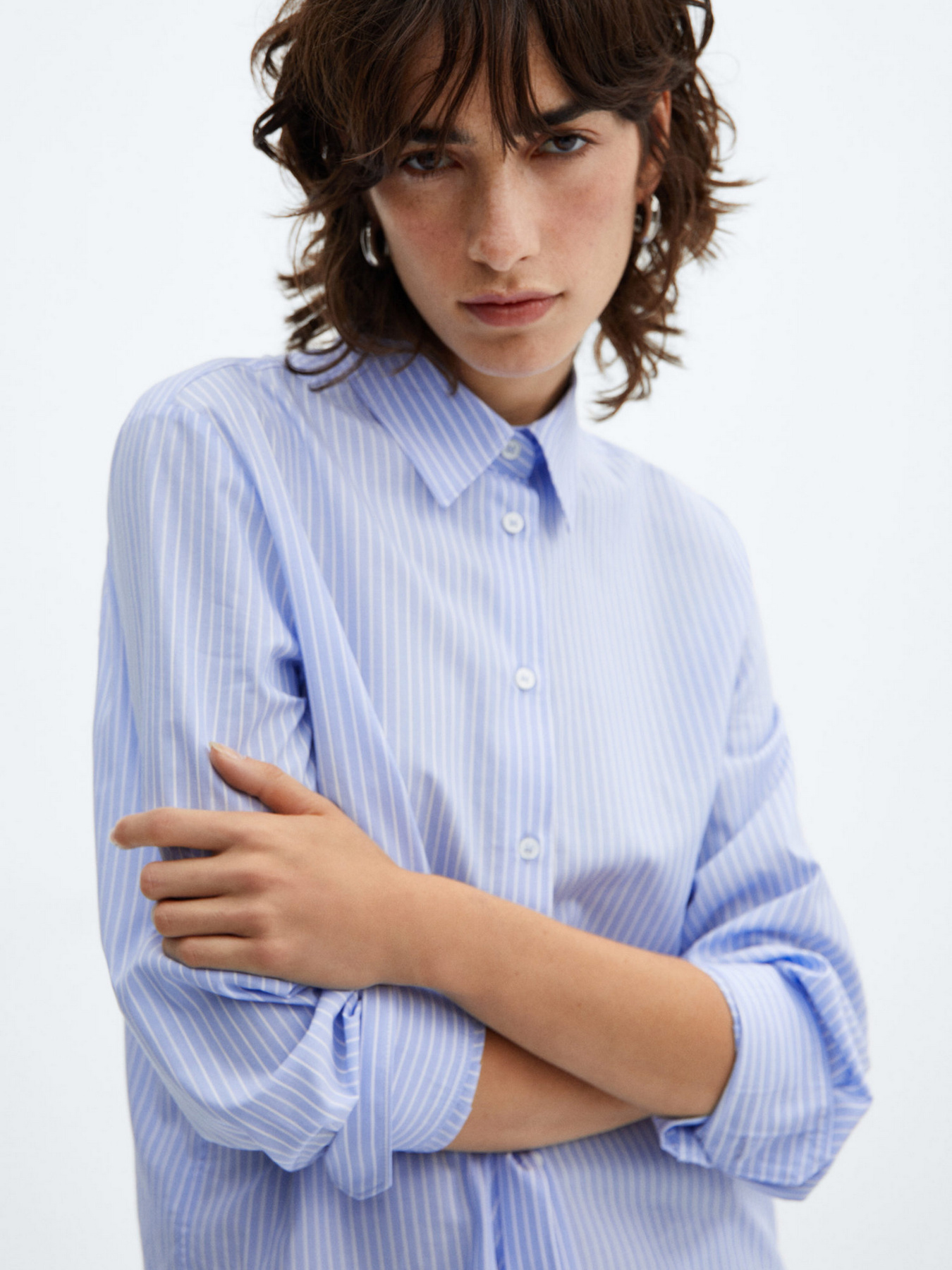 Рубашка повседневная MANGO Regu модель 67010447_50 Фото