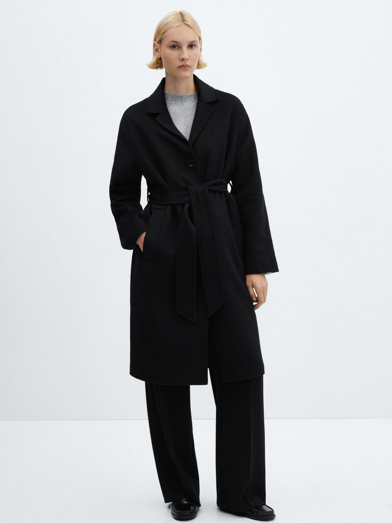 Пальто MANGO Cuca модель 67010452_99 Фото