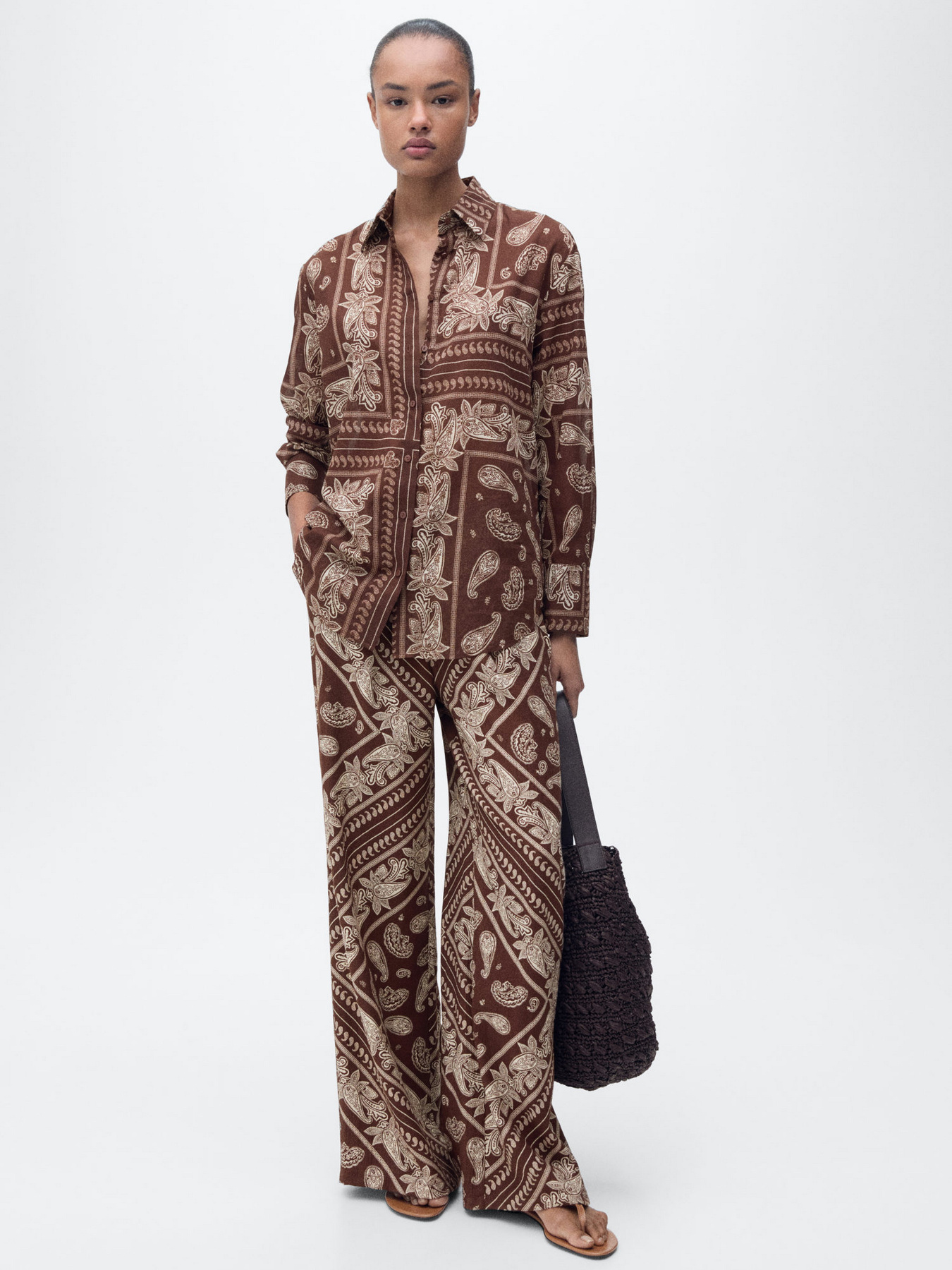 Сорочка повсякденна MANGO модель 87017183_30 Фото