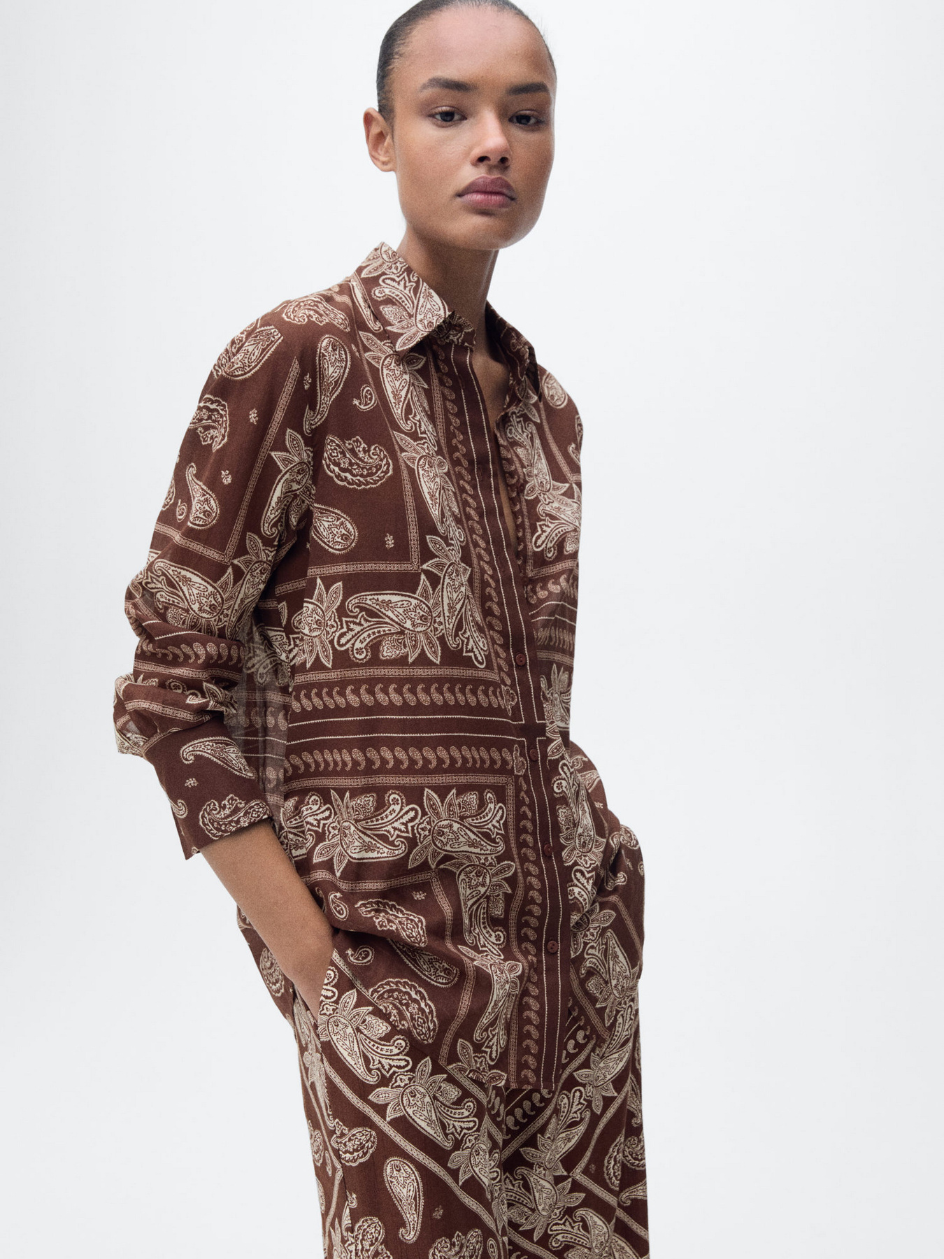 Сорочка повсякденна MANGO модель 87017183_30 Фото