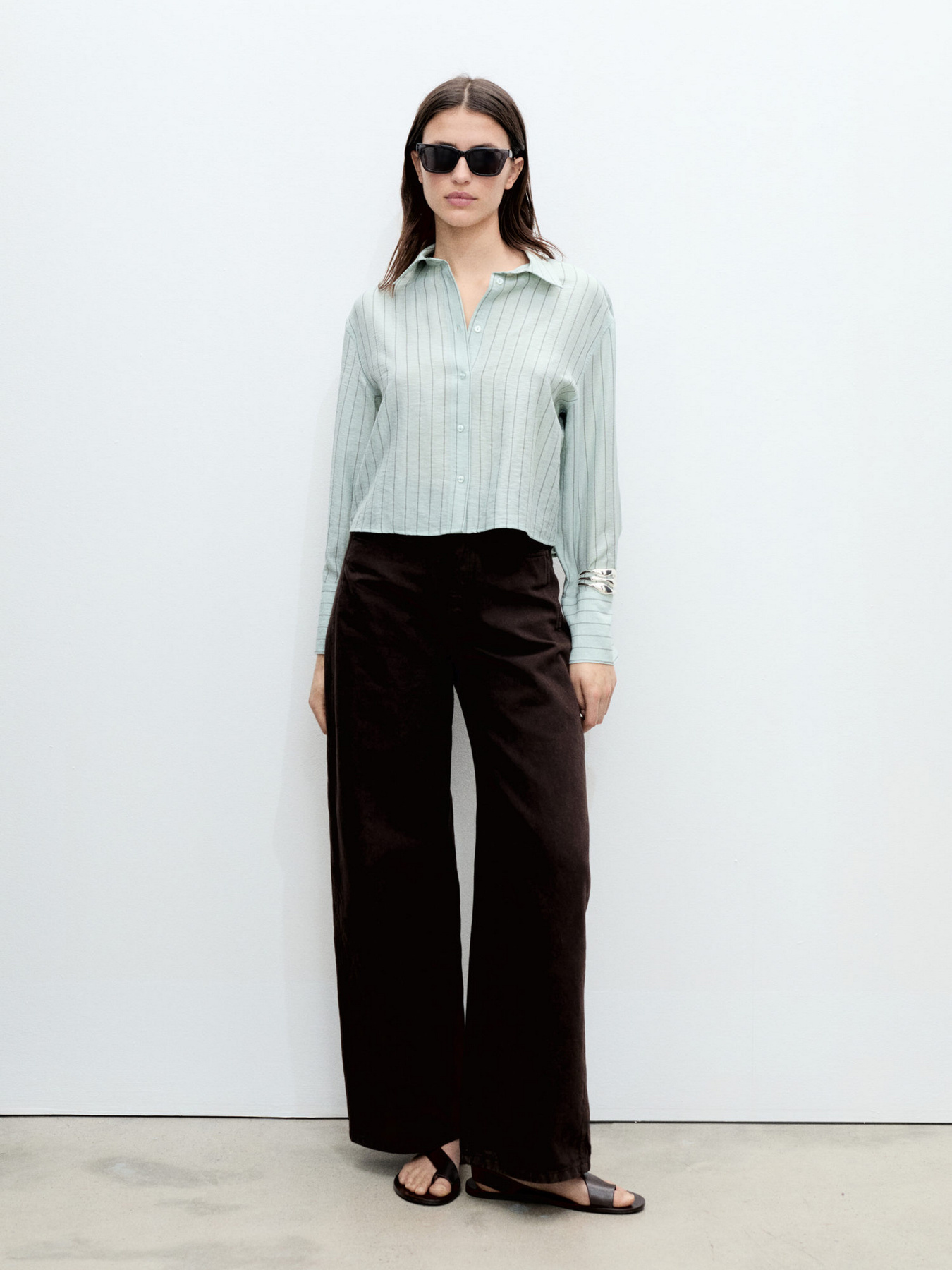 Рубашка MANGO модель 87025750_43 Фото