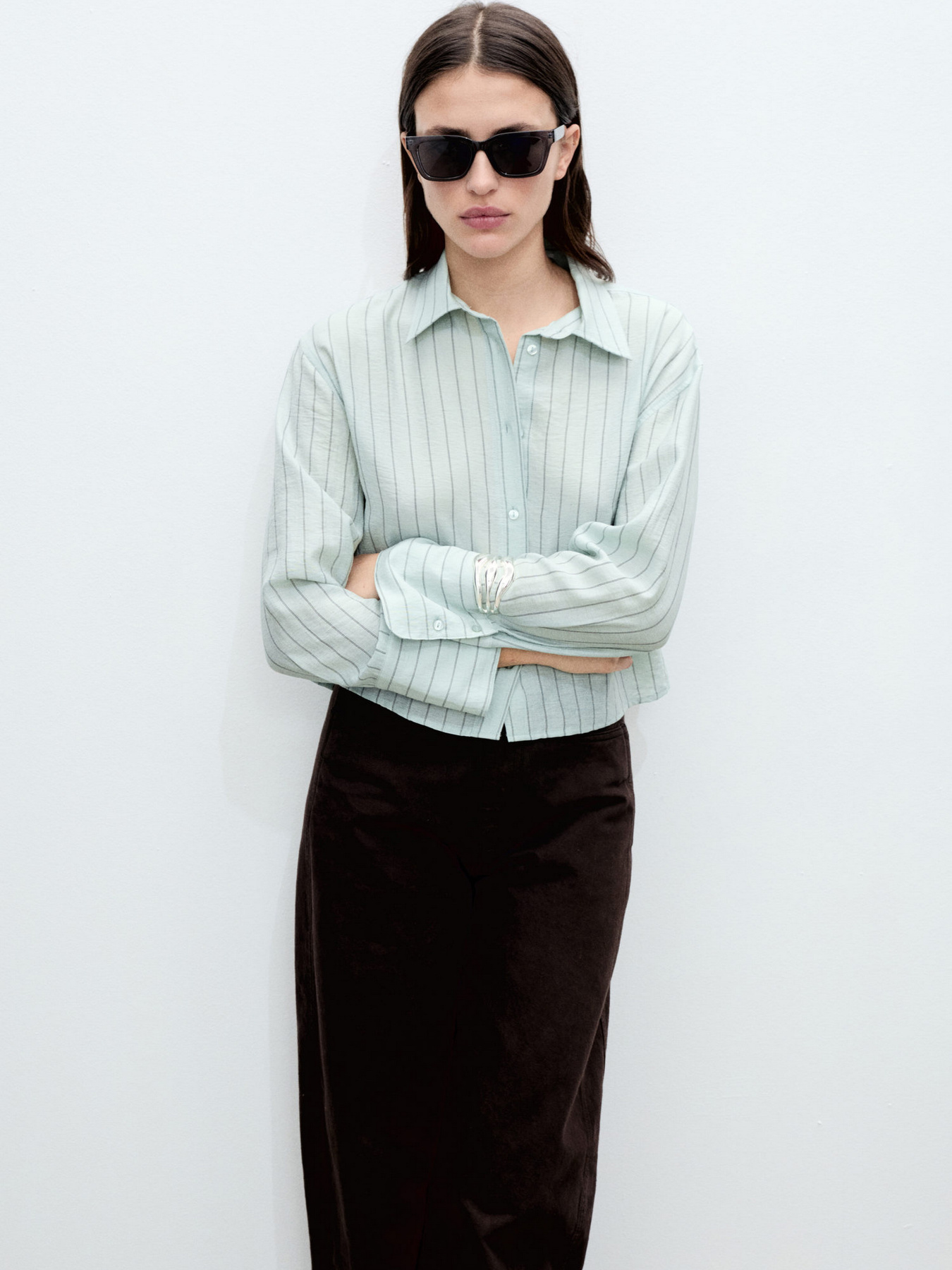 Рубашка MANGO модель 87025750_43 Фото