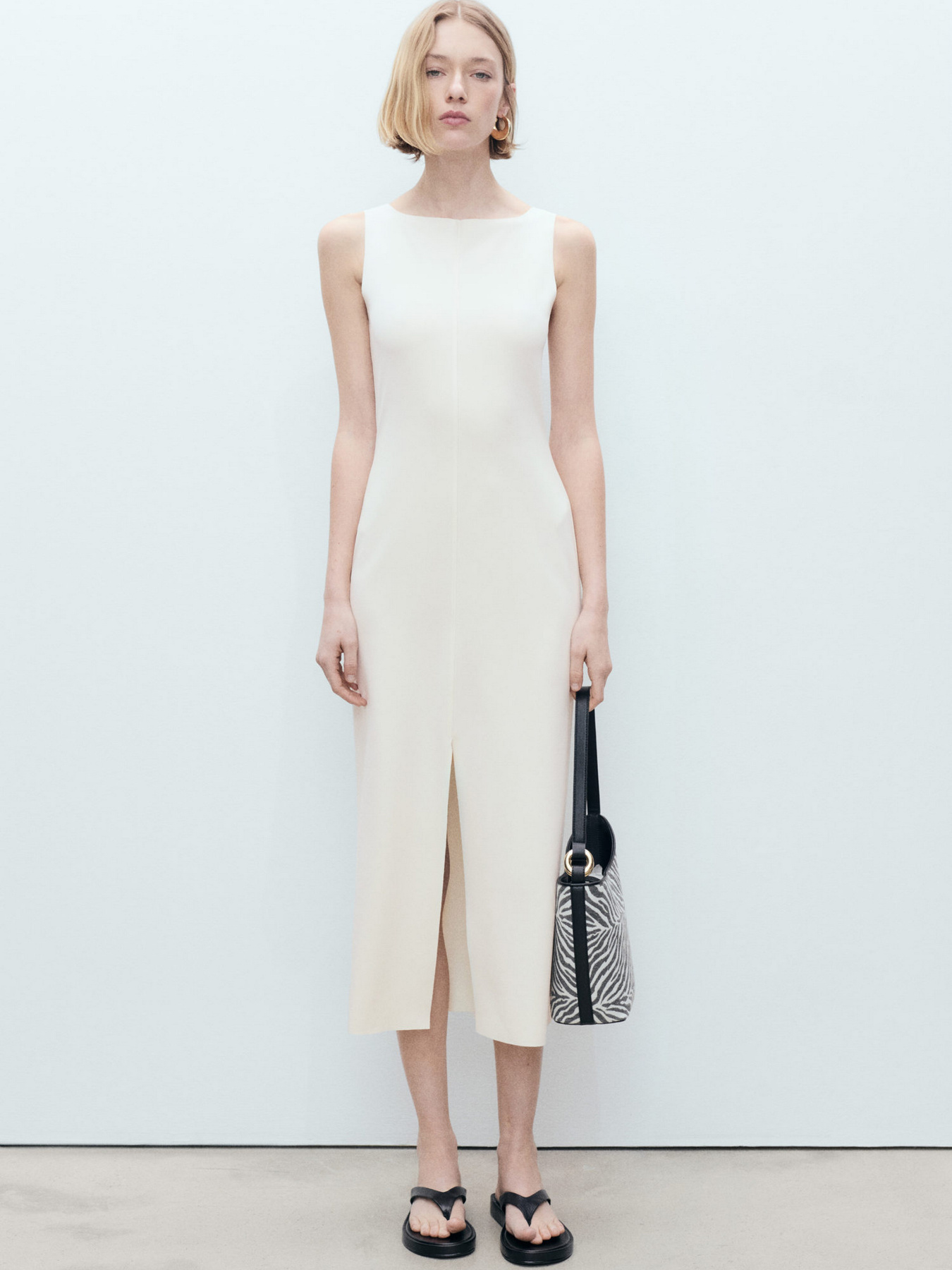 Сукня міді MANGO модель 87057180_5 Фото