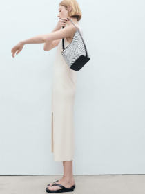 Платье миди MANGO модель 87057180_5 Платье миди MANGO модель 87057180_5 Фото