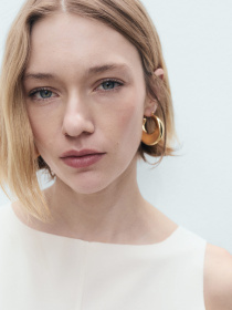 Платье миди MANGO модель 87057180_5 Платье миди MANGO модель 87057180_5 Фото