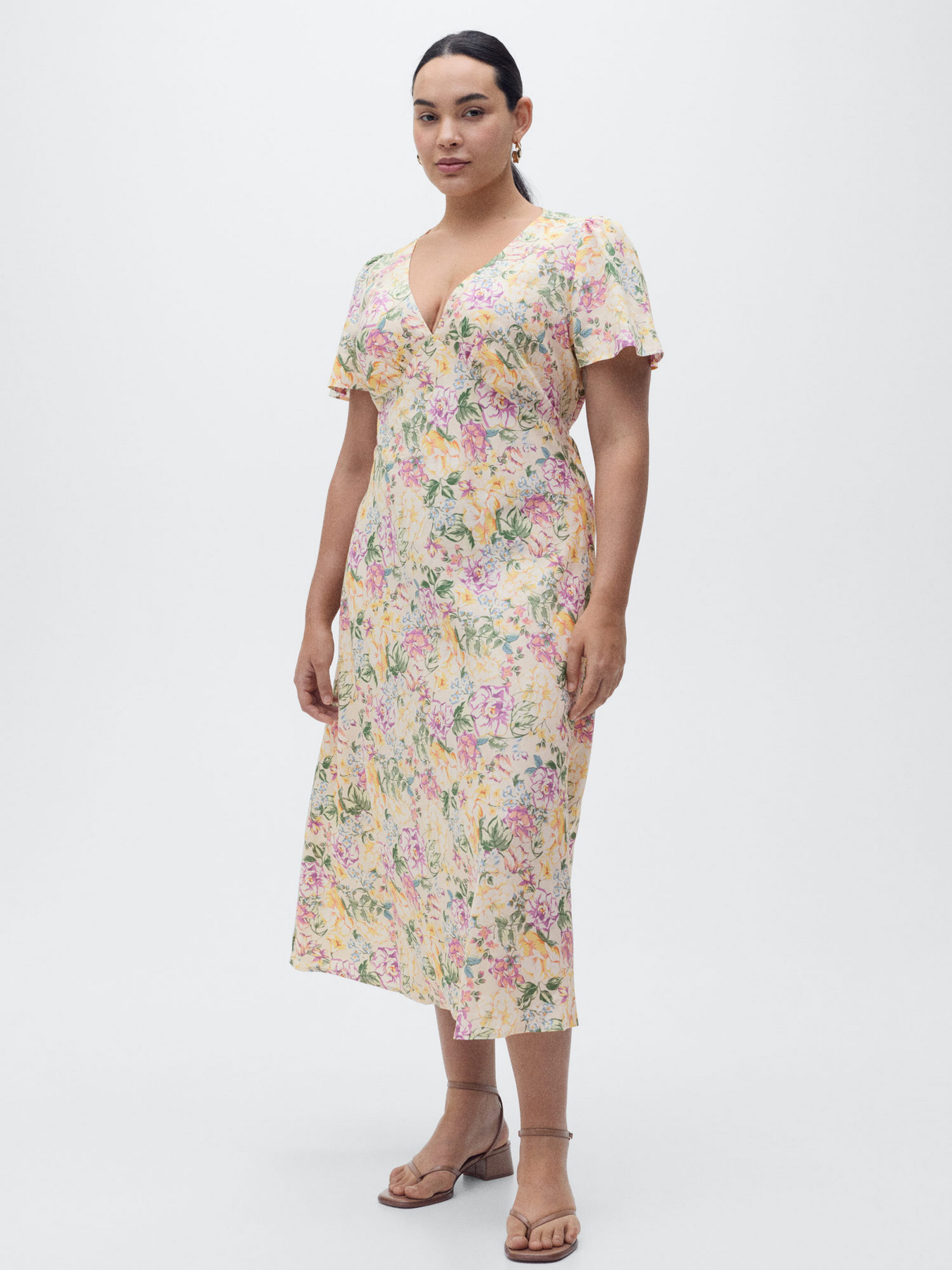 Сукня міді MANGO модель 87957163_5 Фото