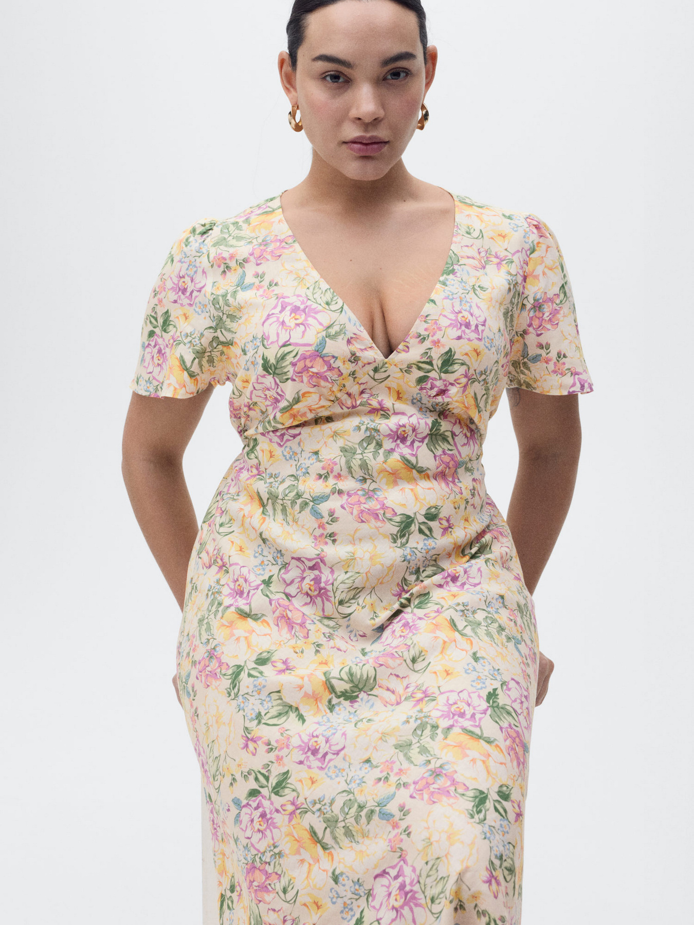 Сукня міді MANGO модель 87957163_5 Фото