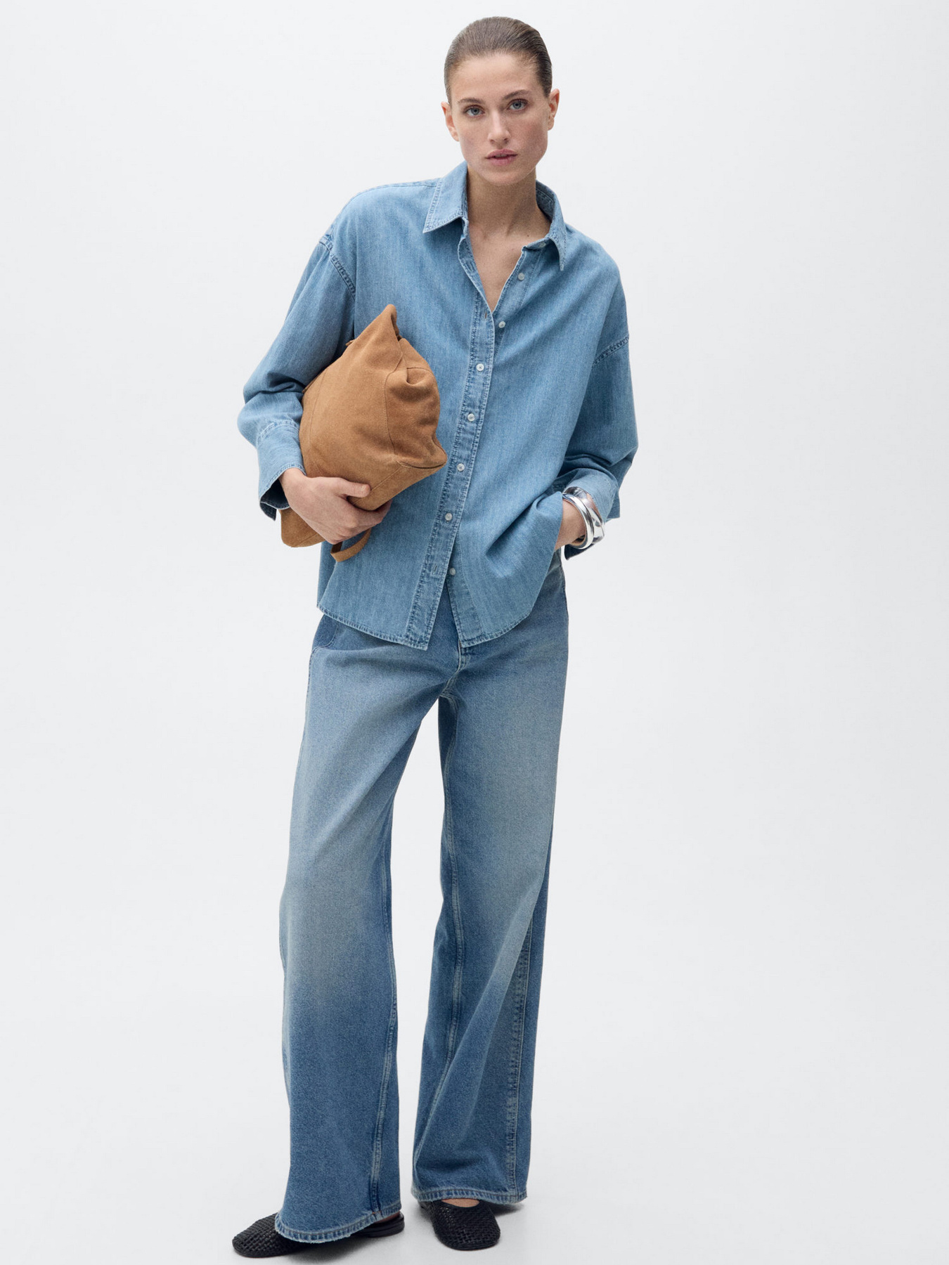 Сорочка повсякденна MANGO модель 87027181_TM Фото