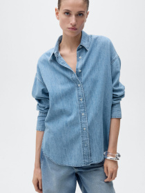 Сорочка повсякденна MANGO модель 87027181_TM Фото