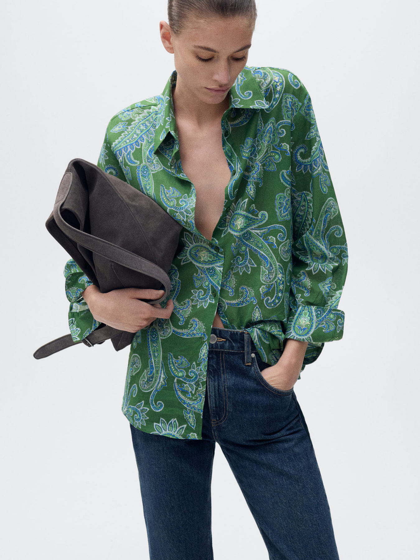 Сорочка повсякденна MANGO модель 87027182_43 Фото