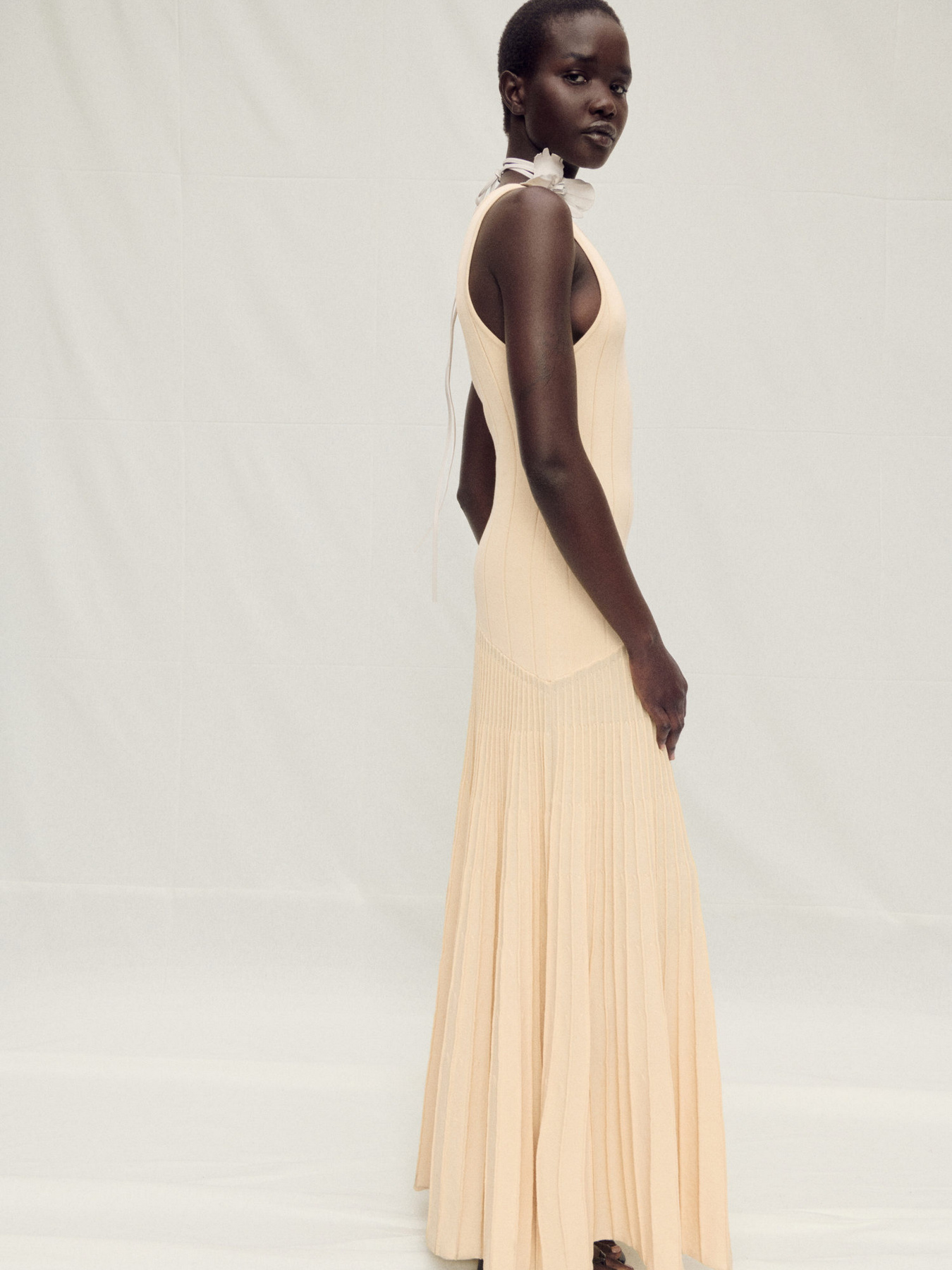 Платье макси MANGO модель 87037173_9 Фото