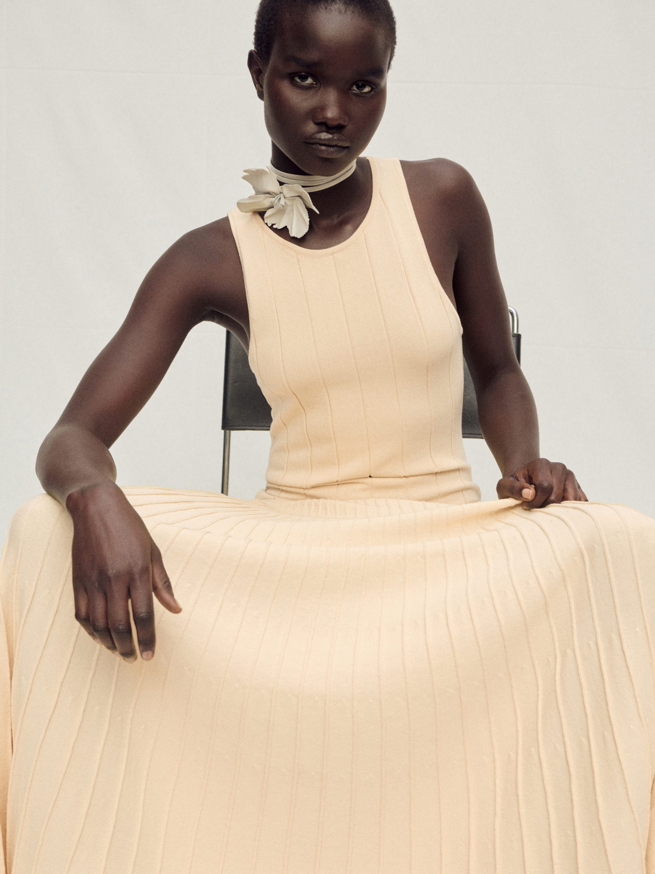 Платье макси MANGO модель 87037173_9 Фото