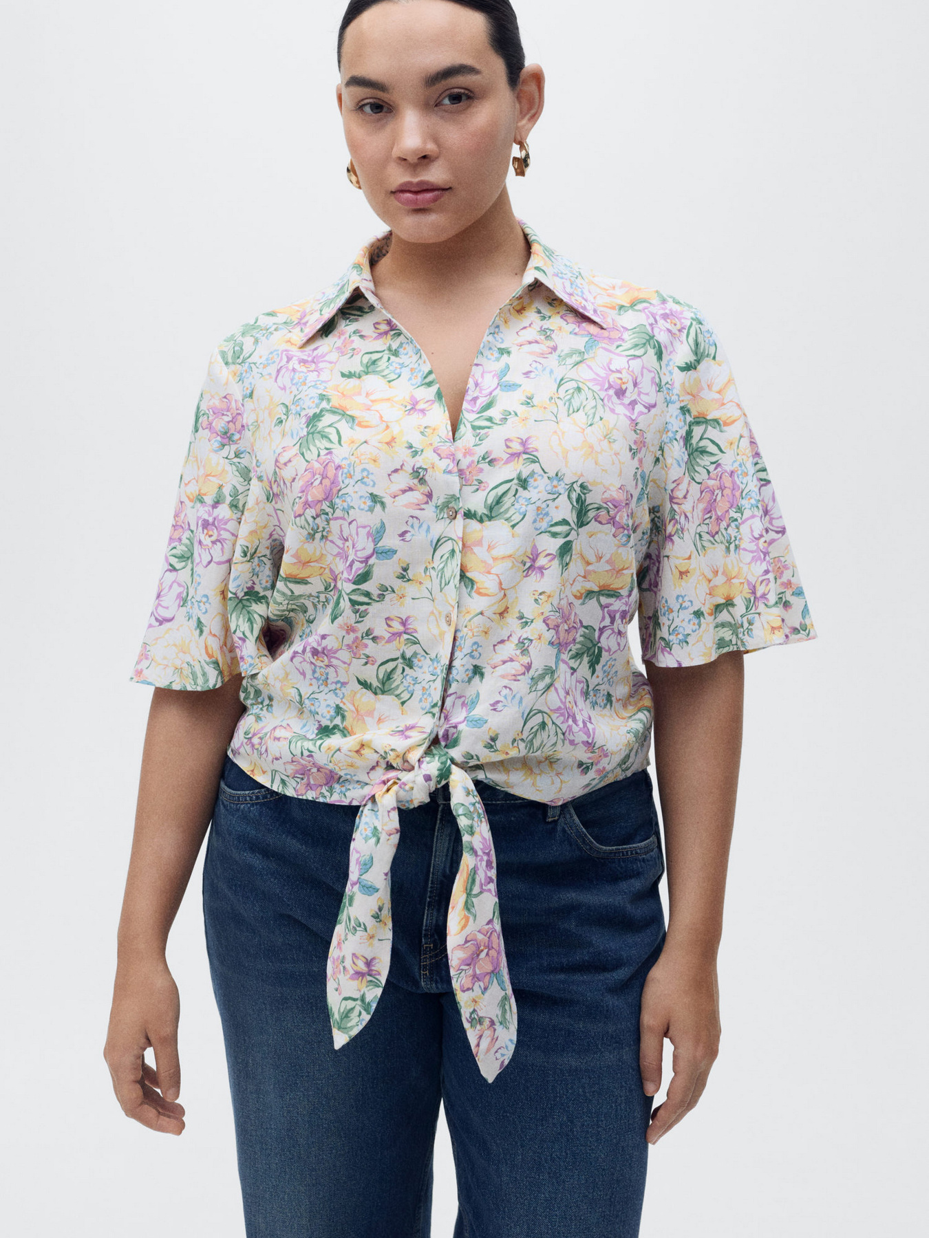 Сорочка MANGO модель 87037177_5 Фото