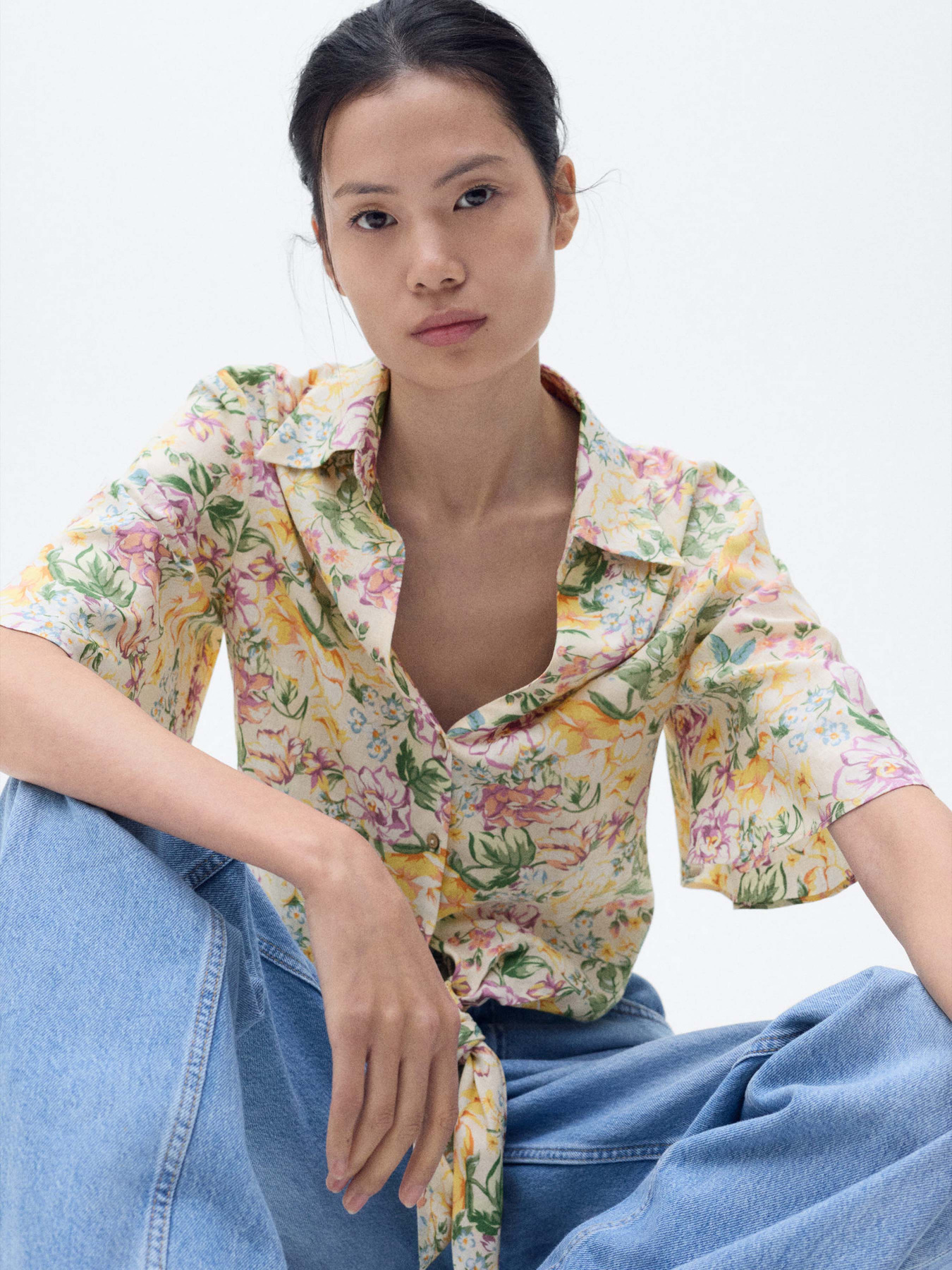 Сорочка повсякденна MANGO модель 87037177_5 Фото