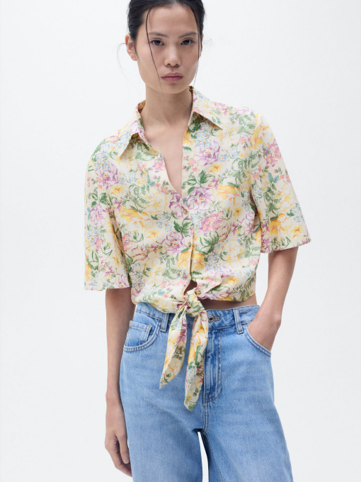 Сорочка повсякденна MANGO модель 87037177_5 Фото