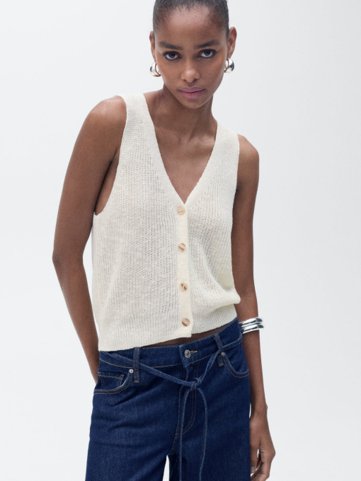 Жилет MANGO модель 87097164_5 Фото