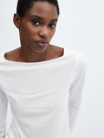 Лонгслив MANGO Saco модель 67010461_1 Фото