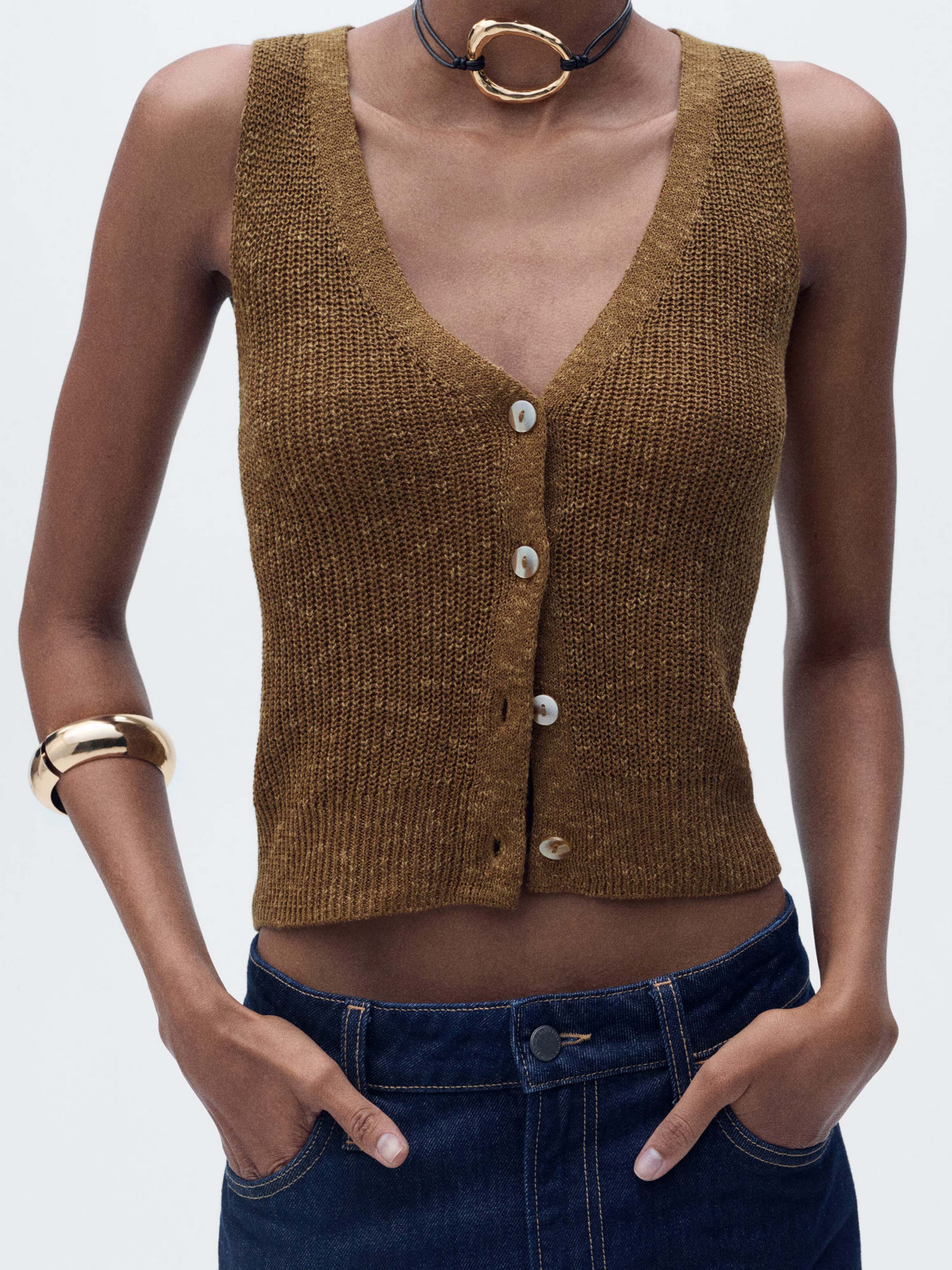 Жилет MANGO модель 87097164_31 Фото