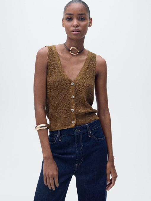 Жилет MANGO модель 87097164_31 Фото