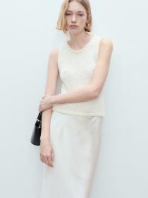 Спідниця міді MANGO модель 87970455_5 Фото