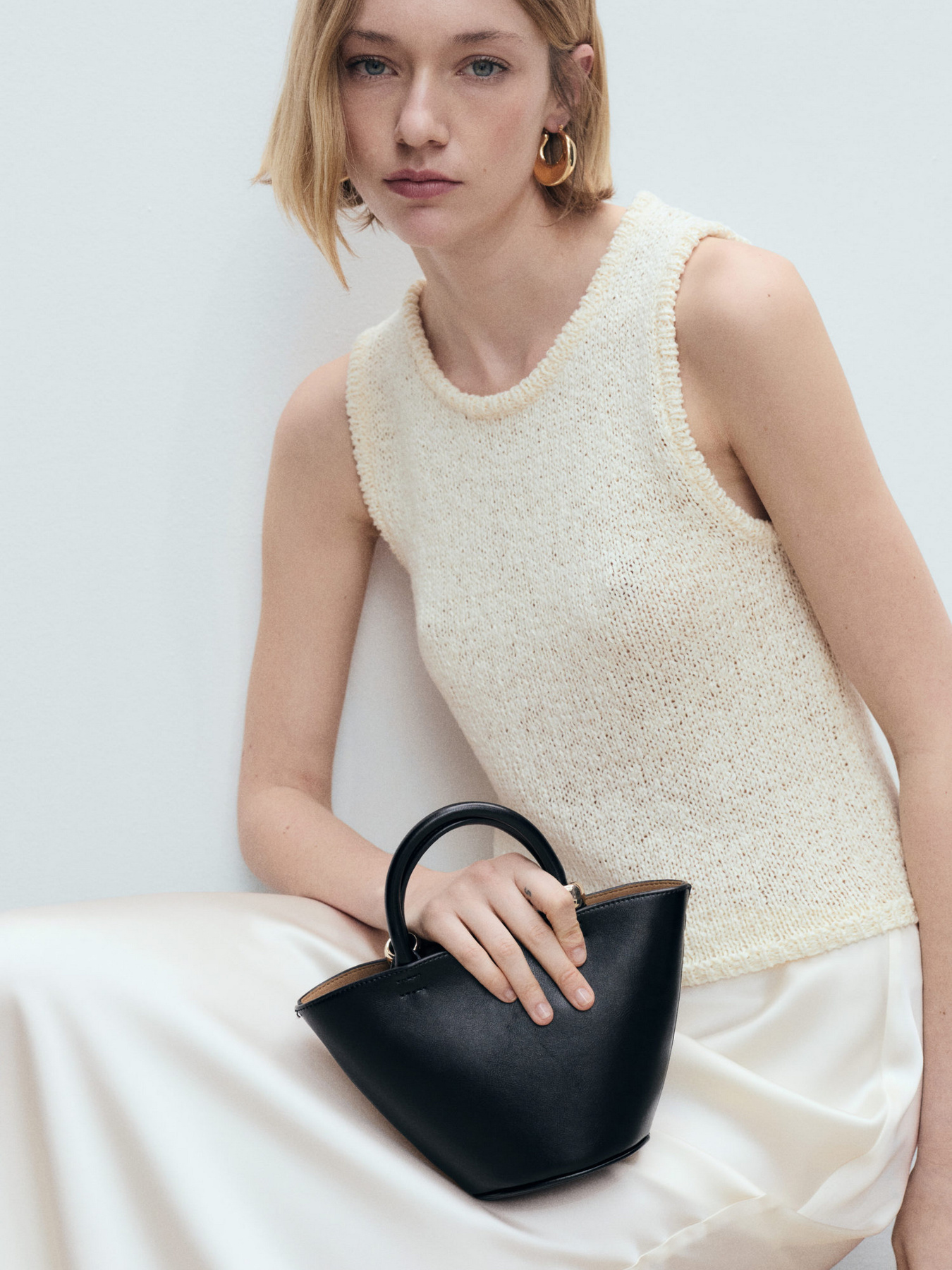 Спідниця міді MANGO модель 87970455_5 Фото