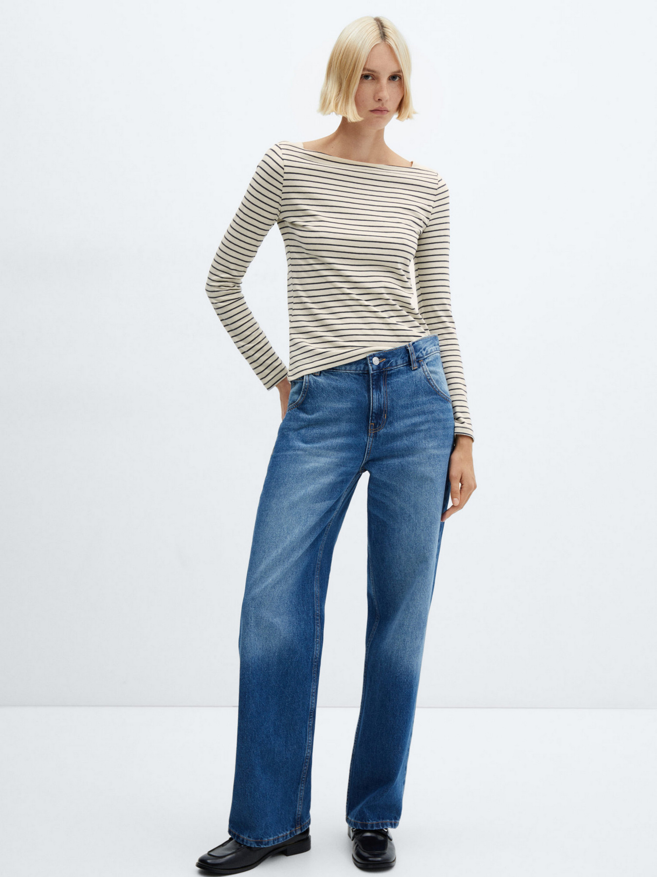 Лонгслив MANGO Saco модель 67010461_6 Фото