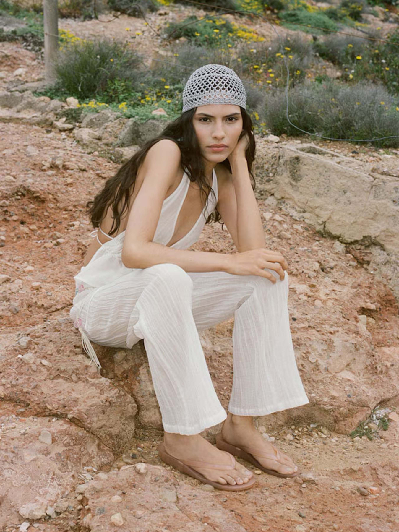 Брюки повседневные MANGO модель 87039206_1 Фото