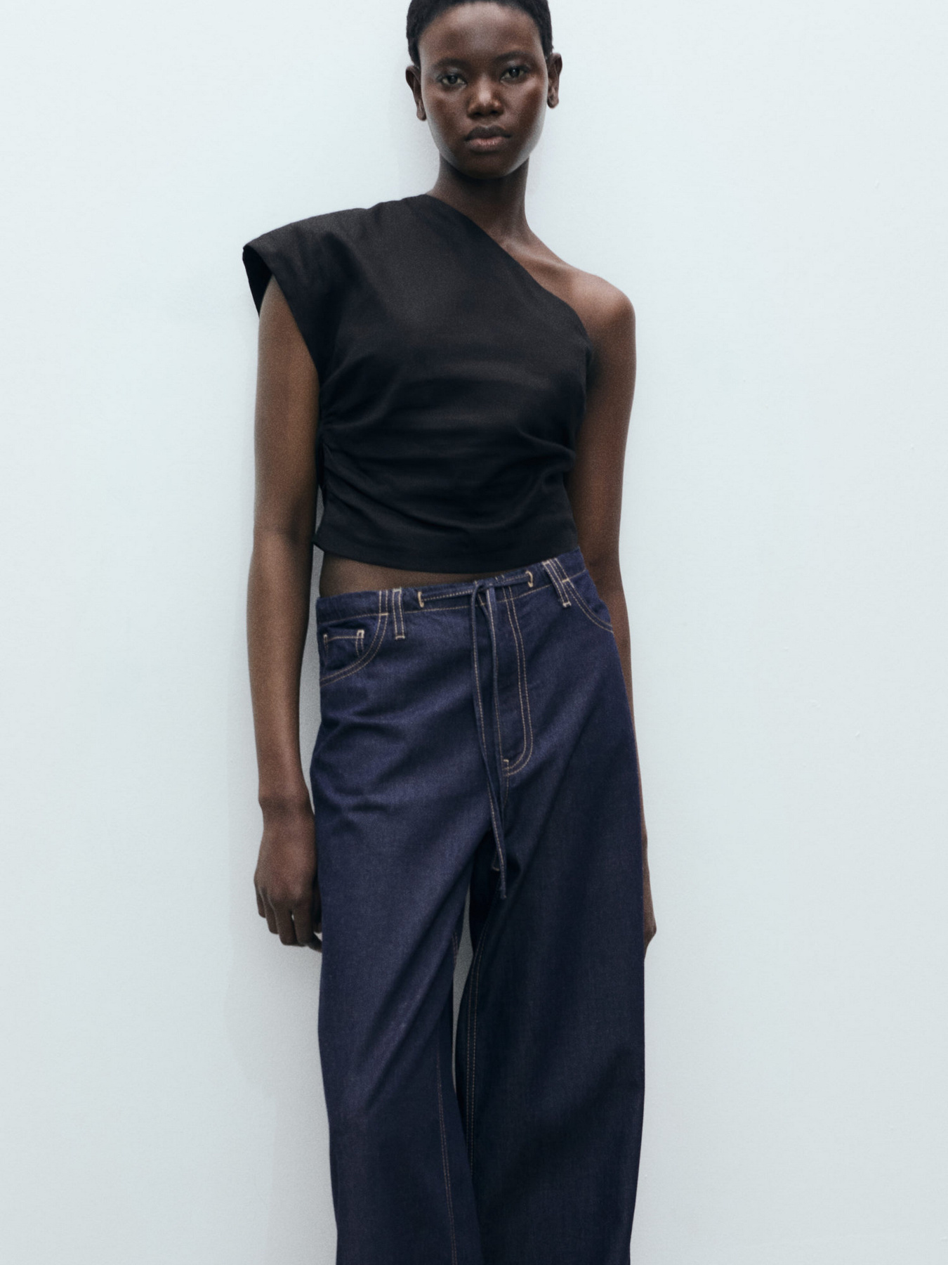 Прямые джинсы MANGO модель 87047179_TS Фото