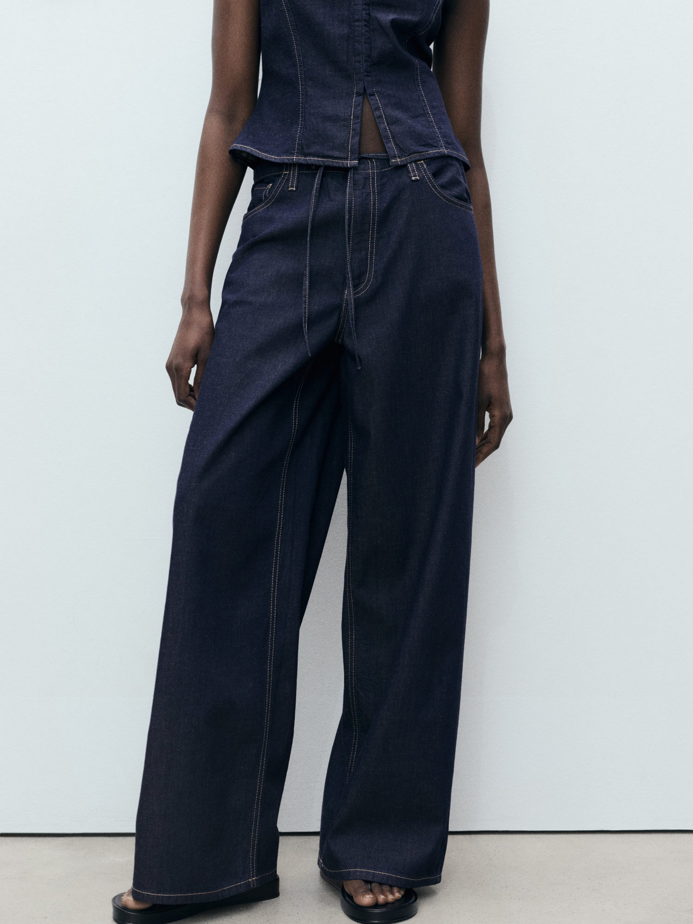 Прямі джинси MANGO модель 87047179_TS Фото