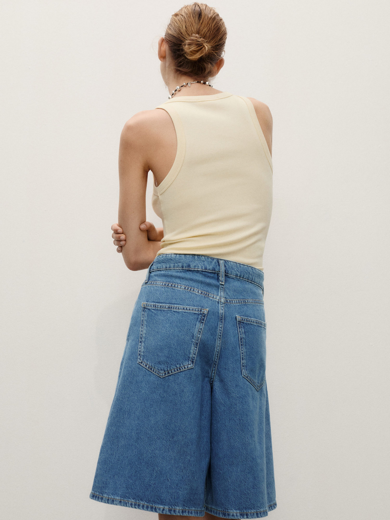 Шорты джинсовые MANGO модель 87047176_TM Фото