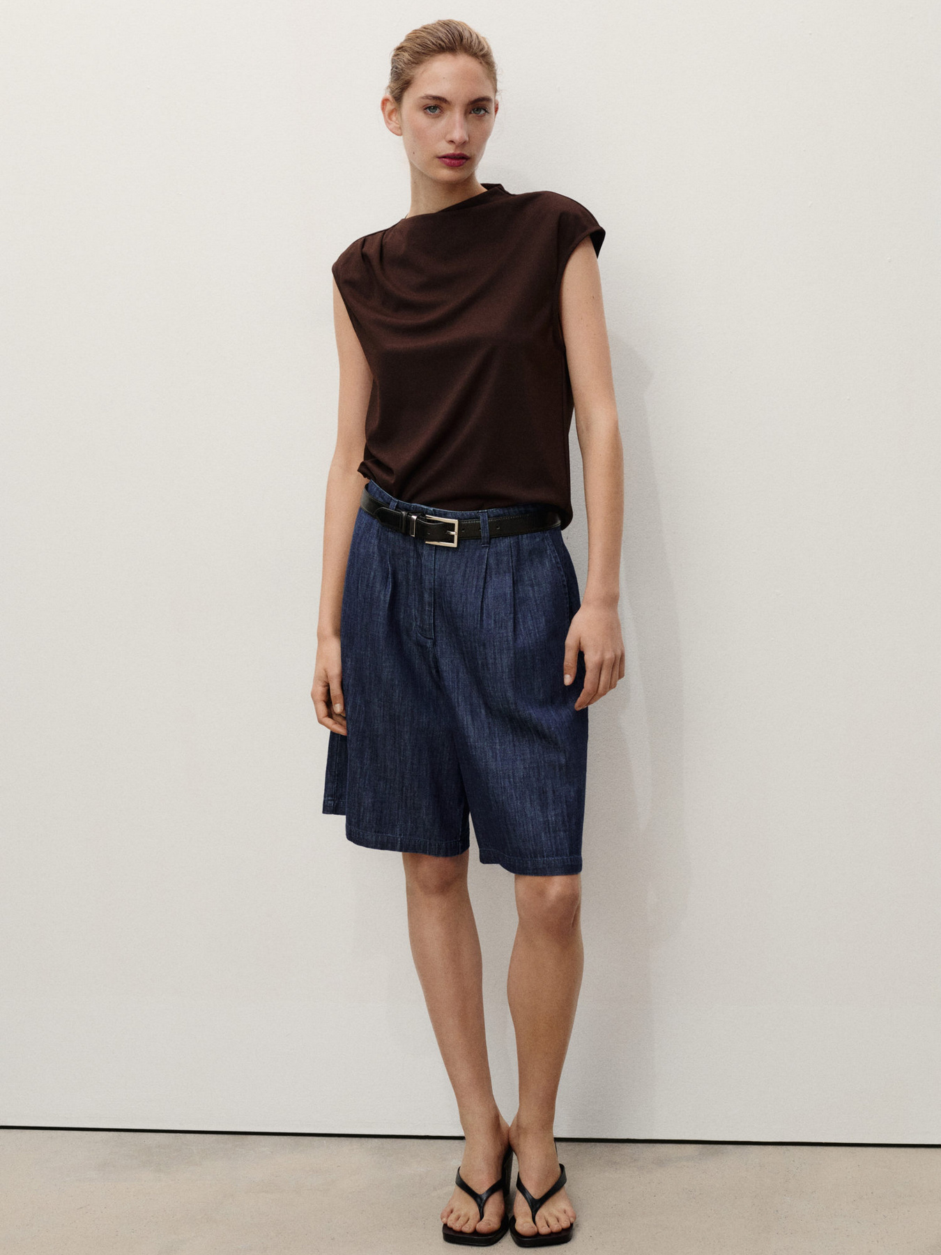 Джинсові шорти MANGO модель 87058642_TS Фото