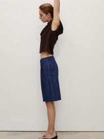 Джинсові шорти MANGO модель 87058642_TS Фото