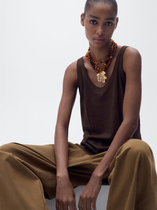 Майка MANGO модель 87067165_30 Фото