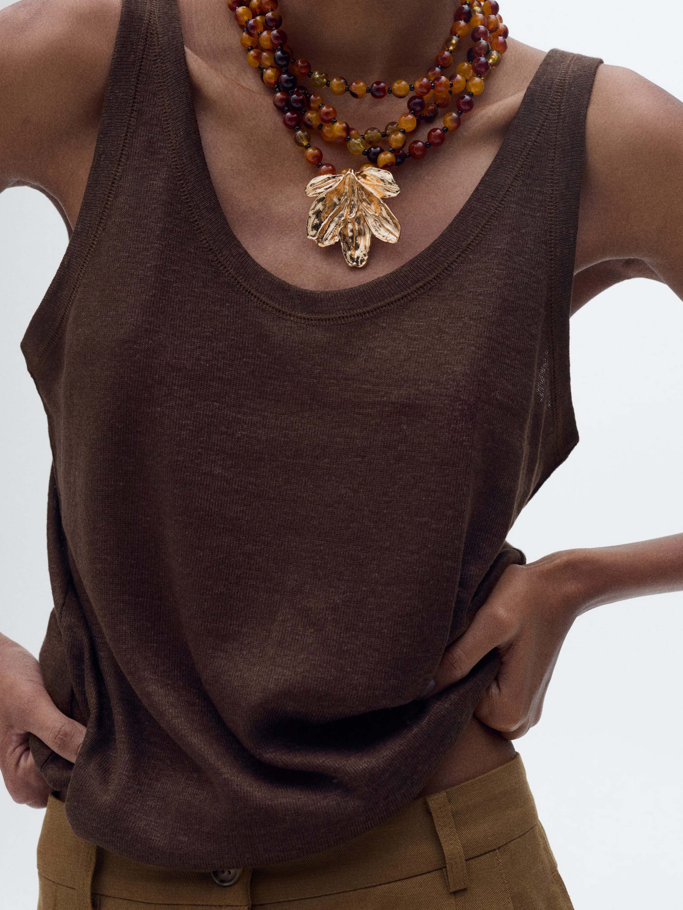 Майка MANGO модель 87067165_30 Фото