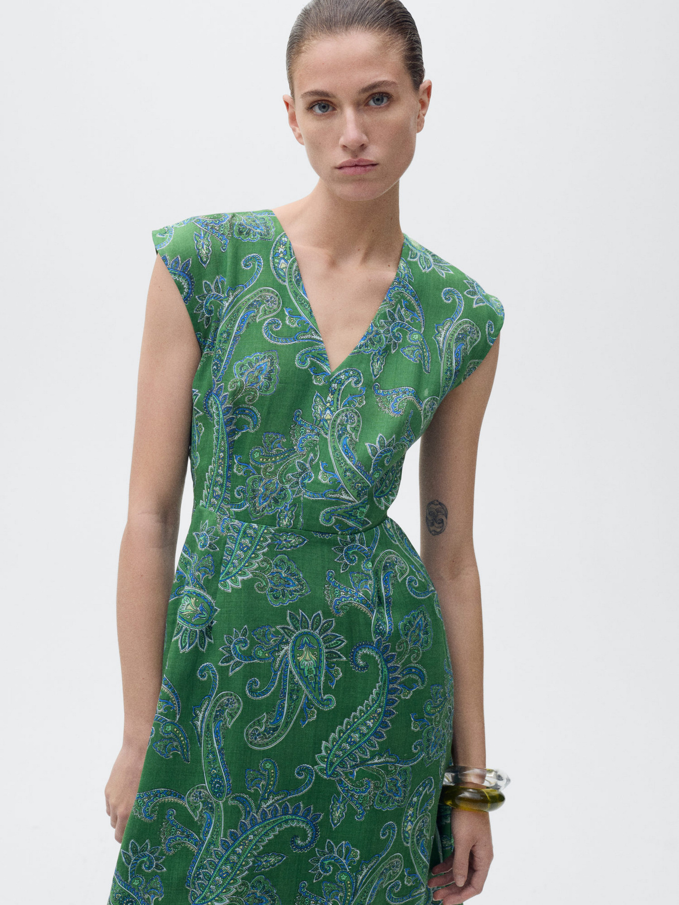 Сукня міді MANGO модель 87027184_43 Фото