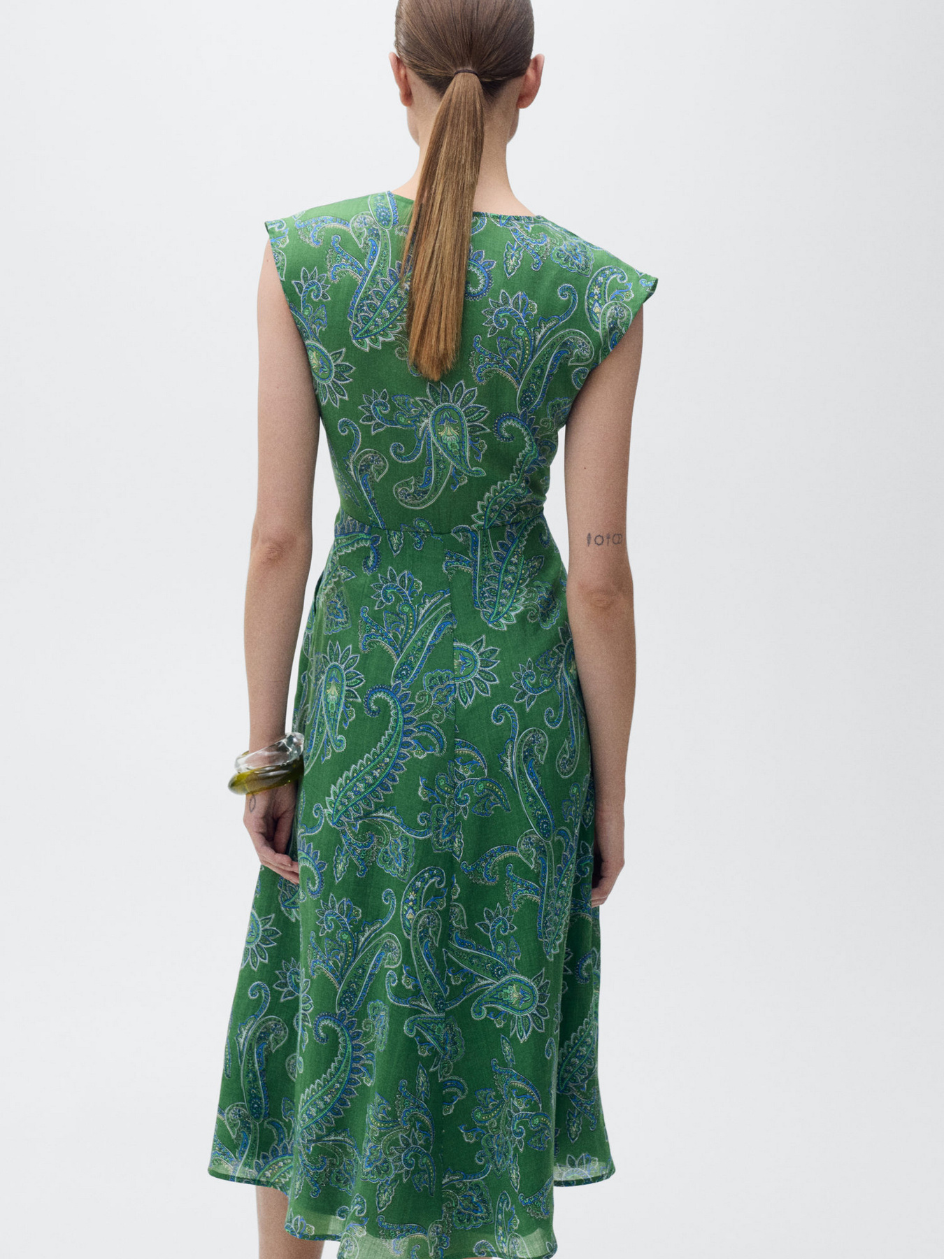 Сукня міді MANGO модель 87027184_43 Фото